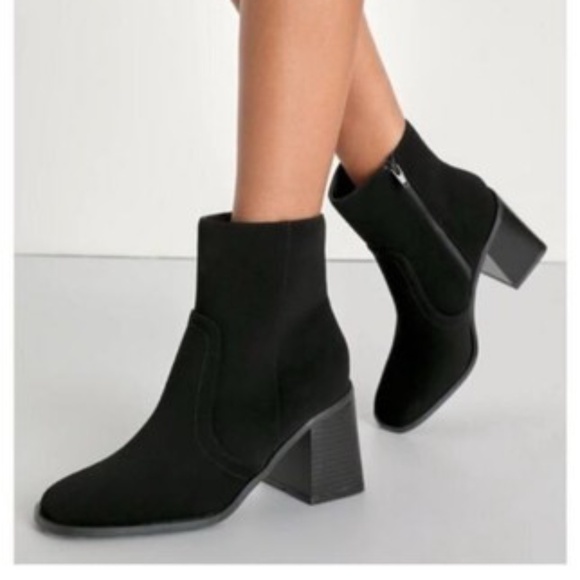 NEW Blondo Salome Waterproof Black Suede Ankle Bootie Size 11 - Picture 1 of 7